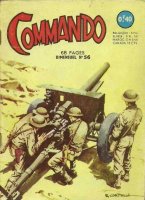 Scan d'une couverture Commando dessine par Rafael Juancomarti Cortiella